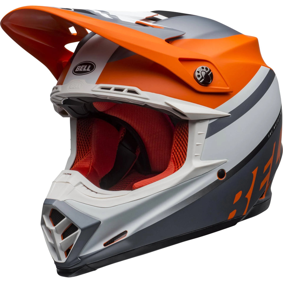 Orange/Black/Gray Moto-9 MIPS Helmet S778